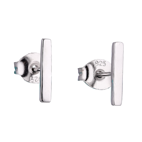 Sterling Silver Bar Studs