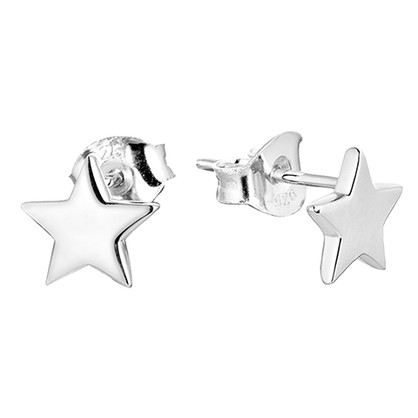 Star Studs - Silver