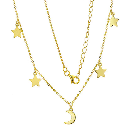 Cosmic Fever Necklace Gold