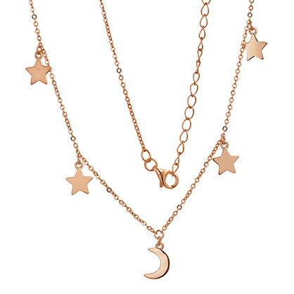 Cosmic Fever Necklace Rose Gold