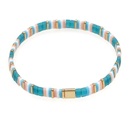 Tila Stretch-Pink & Aqua