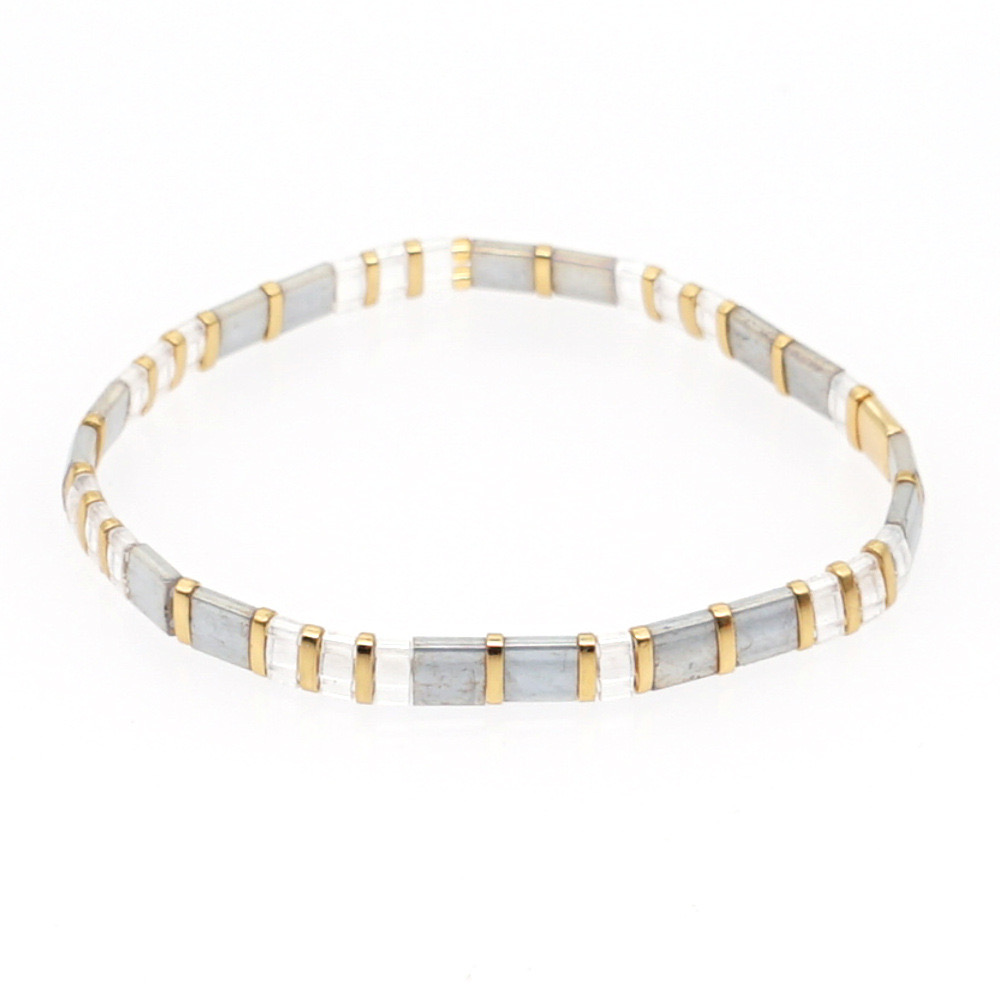 Tila Stretch-Metallic Grey