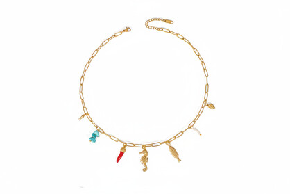Stainless Steel Charm Necklace