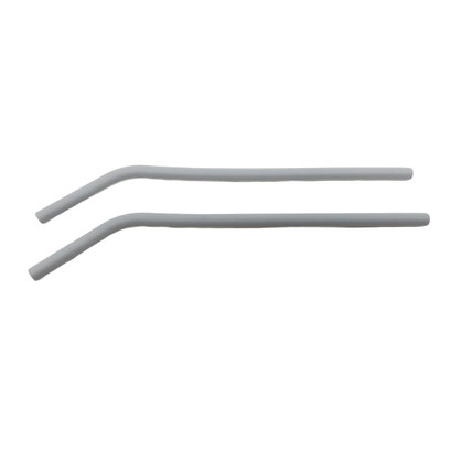 Silicone 8mm Straws – Bent (grey)