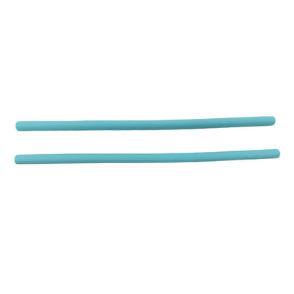 Silicone 8mm Straws – Straight (blue)