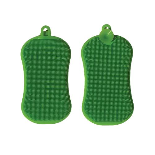 Green Silicone Scrubber