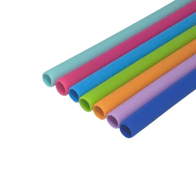 10mm Straight Silicone Straw