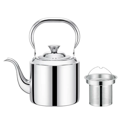 Tea Pot FONSO with steel strainer 1.5 LTR Stainless Steel