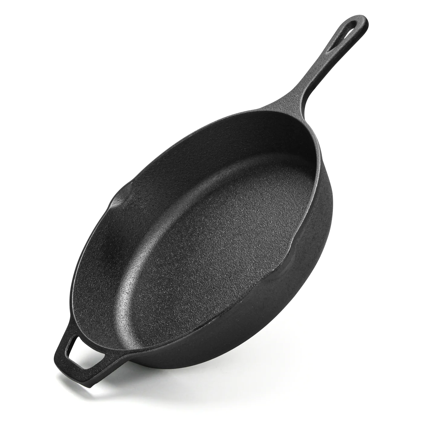 Non-Stick Cast Iron Frying Pan 26cm with Helper Handle