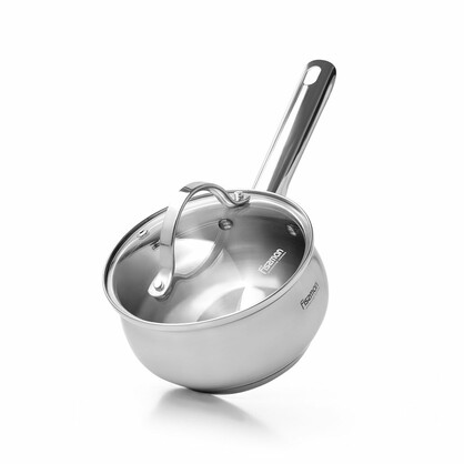 Saucepan with Glass Lid Stainless Steel 1.1 LTR - MARTINEZ Series