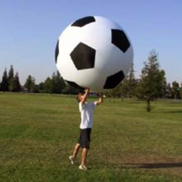 1.8m Black and White Monster Soccer Ball