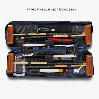 The Championship Croquet Set with Square Headed Mallets