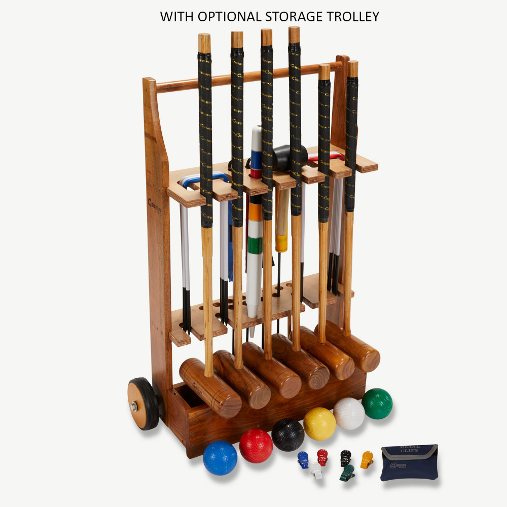 6 Player Pro Croquet Set with Composite Balls