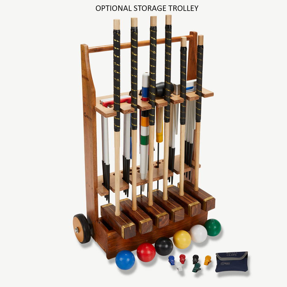 The Championship Croquet Set with Square Headed Mallets