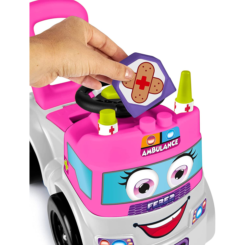 Feber Motofeber Blocks Ambulance Push to Floor Ride On