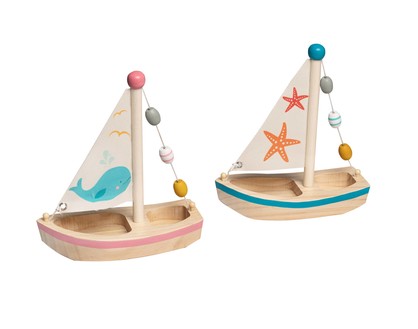 Wooden Large Sail Boat