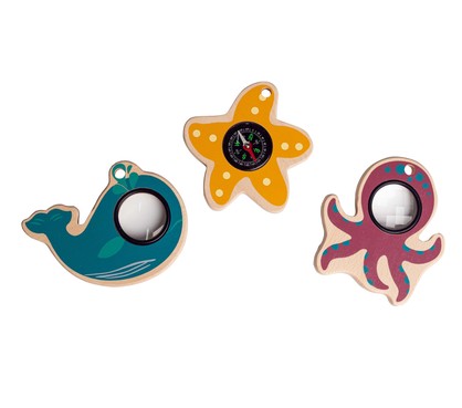 Sea Creature Compass & Magnifying Glasses