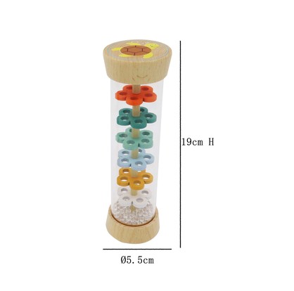 Wooden Rainmaker Rattle