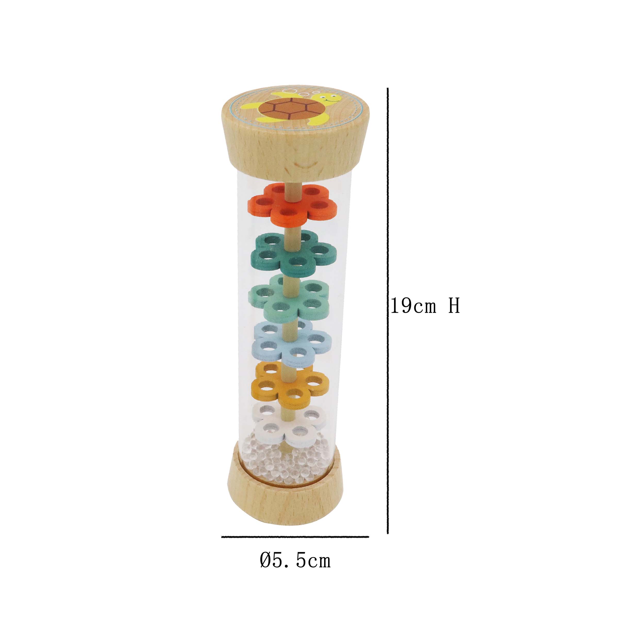 Wooden Rainmaker Rattle