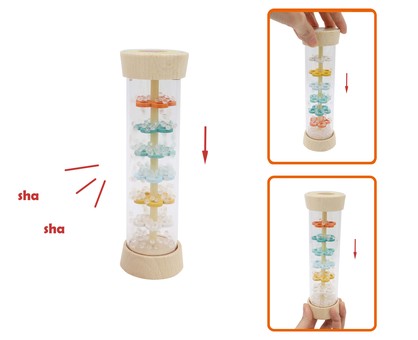 Wooden Rainmaker Rattle