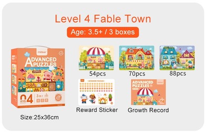 MiDeer Advanced Puzzle Level 4 Fable Town