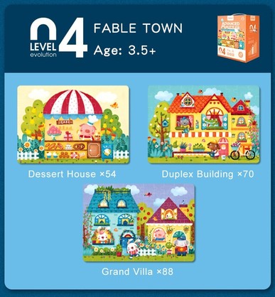 MiDeer Advanced Puzzle Level 4 Fable Town
