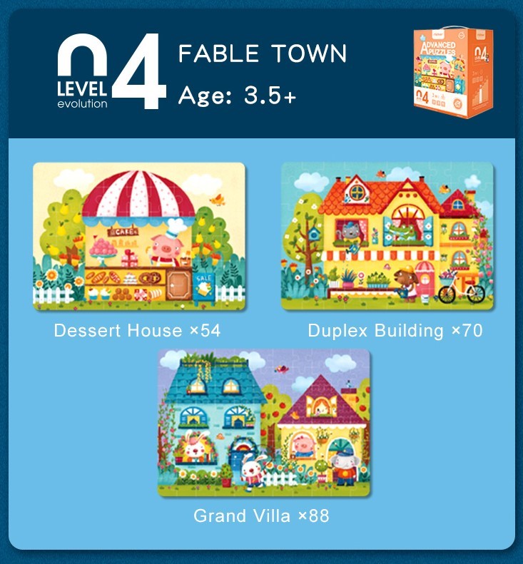 MiDeer Advanced Puzzle Level 4 Fable Town