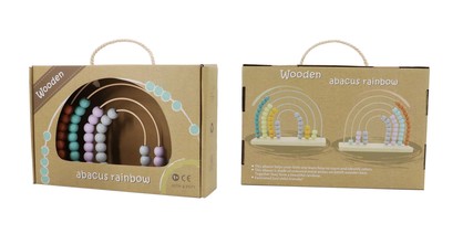 Wooden Rainbow Abacus