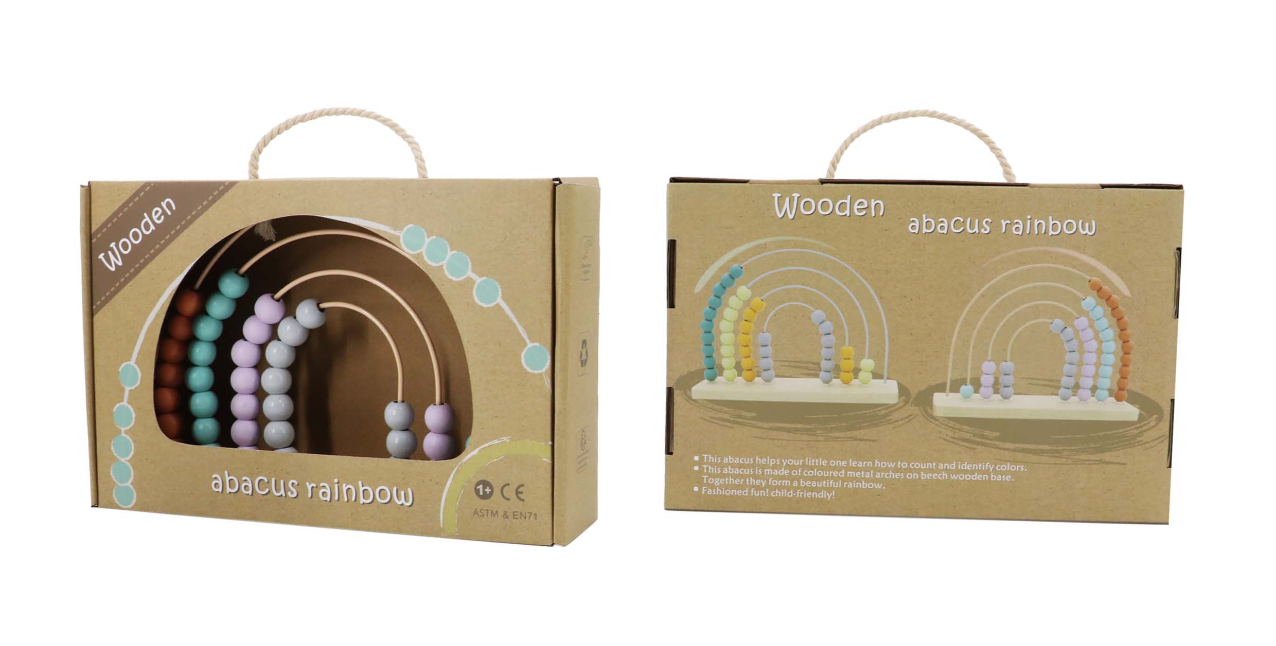 Wooden Rainbow Abacus