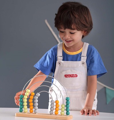 Wooden Rainbow Abacus
