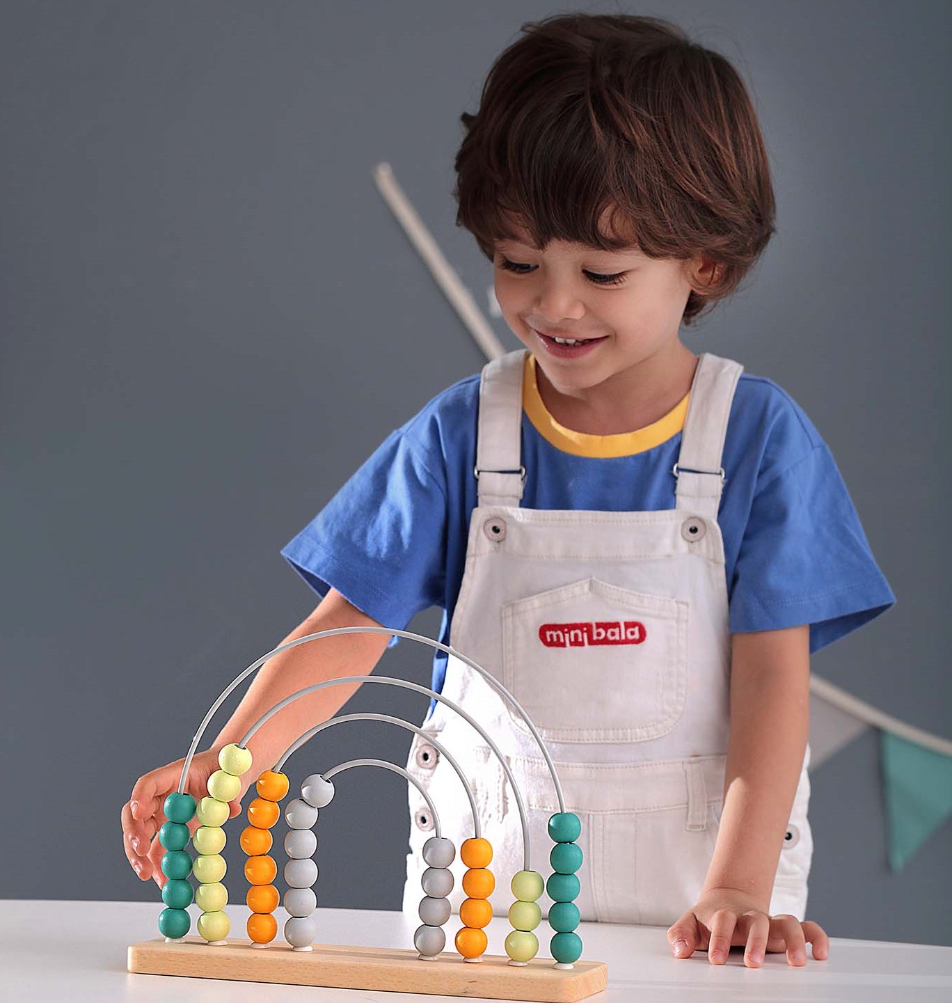 Wooden Rainbow Abacus