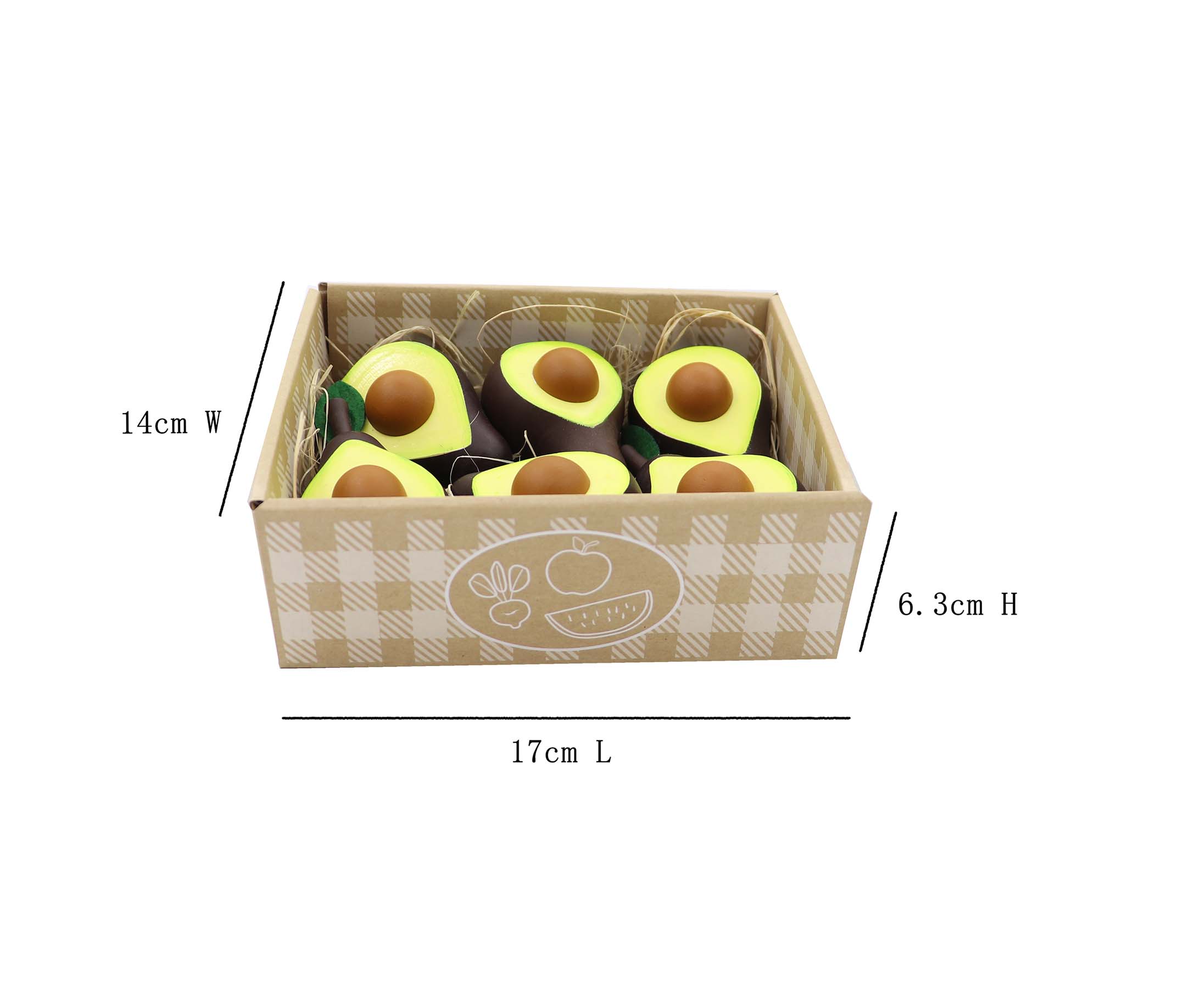 Wooden Avacado