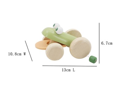 Wooden Pullalong Frog