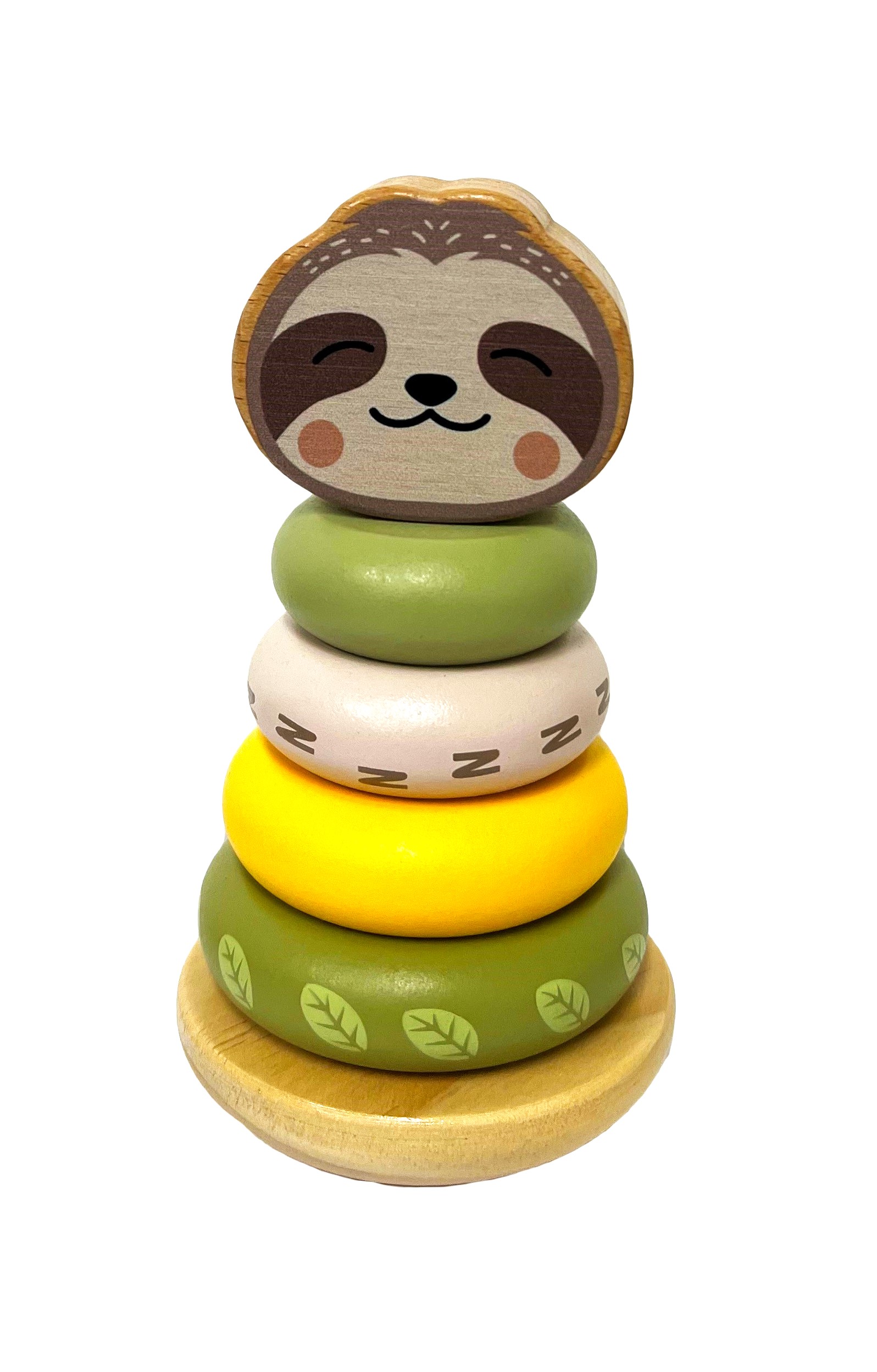Wooden Sloth Stacking Toy