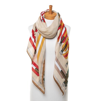 THSS2489: Camel: House of Belts Scarf