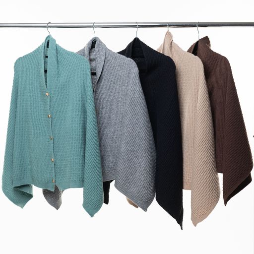 THSP1031: Grey : Angie Poncho