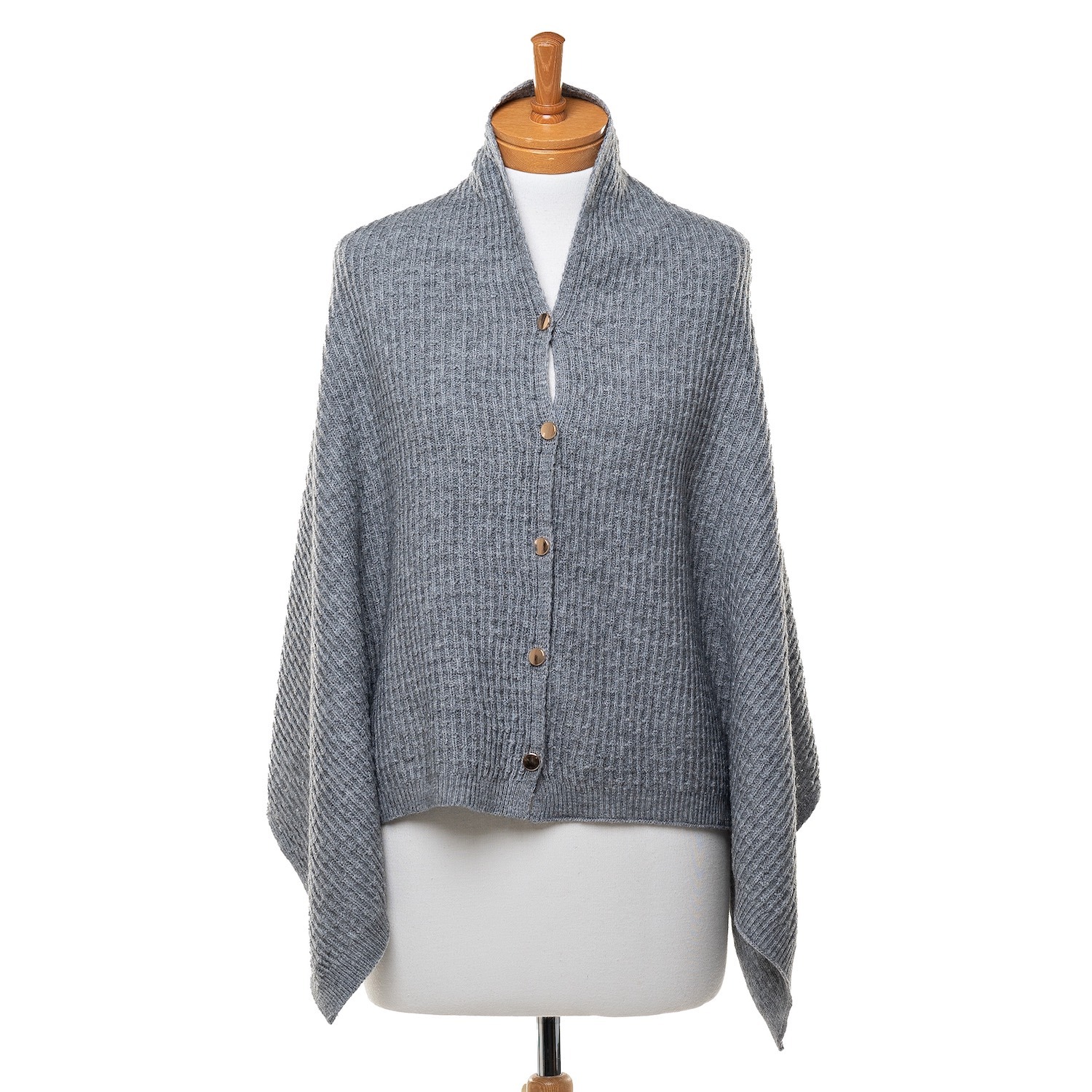 THSP1031: Grey : Angie Poncho