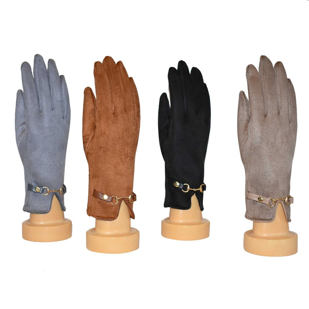 THSG1079: Grey: Belt Gloves