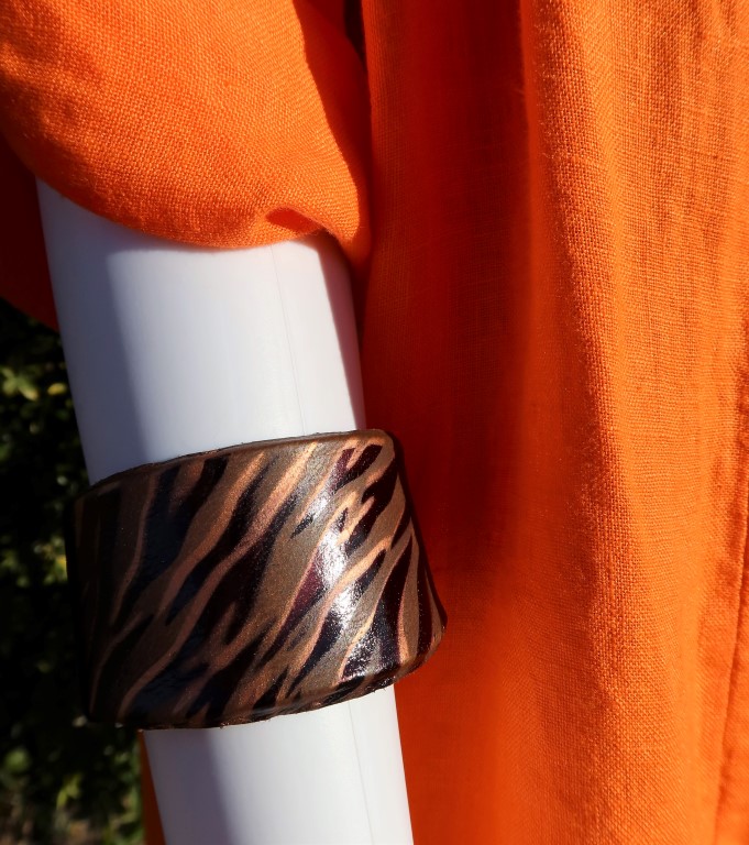 Animal Leather Cuff