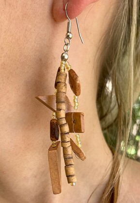 Natural Drop Earrings
