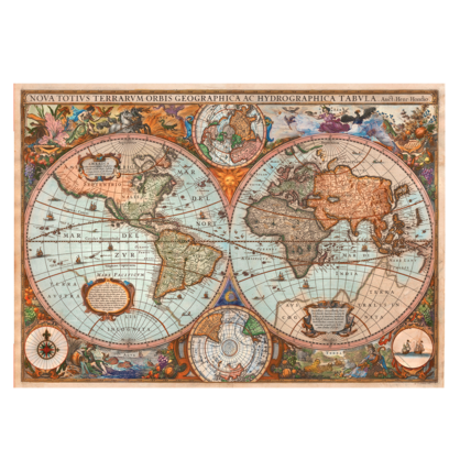 Old World Map 1500Pcs - RGS7276 > 12 x Ctn