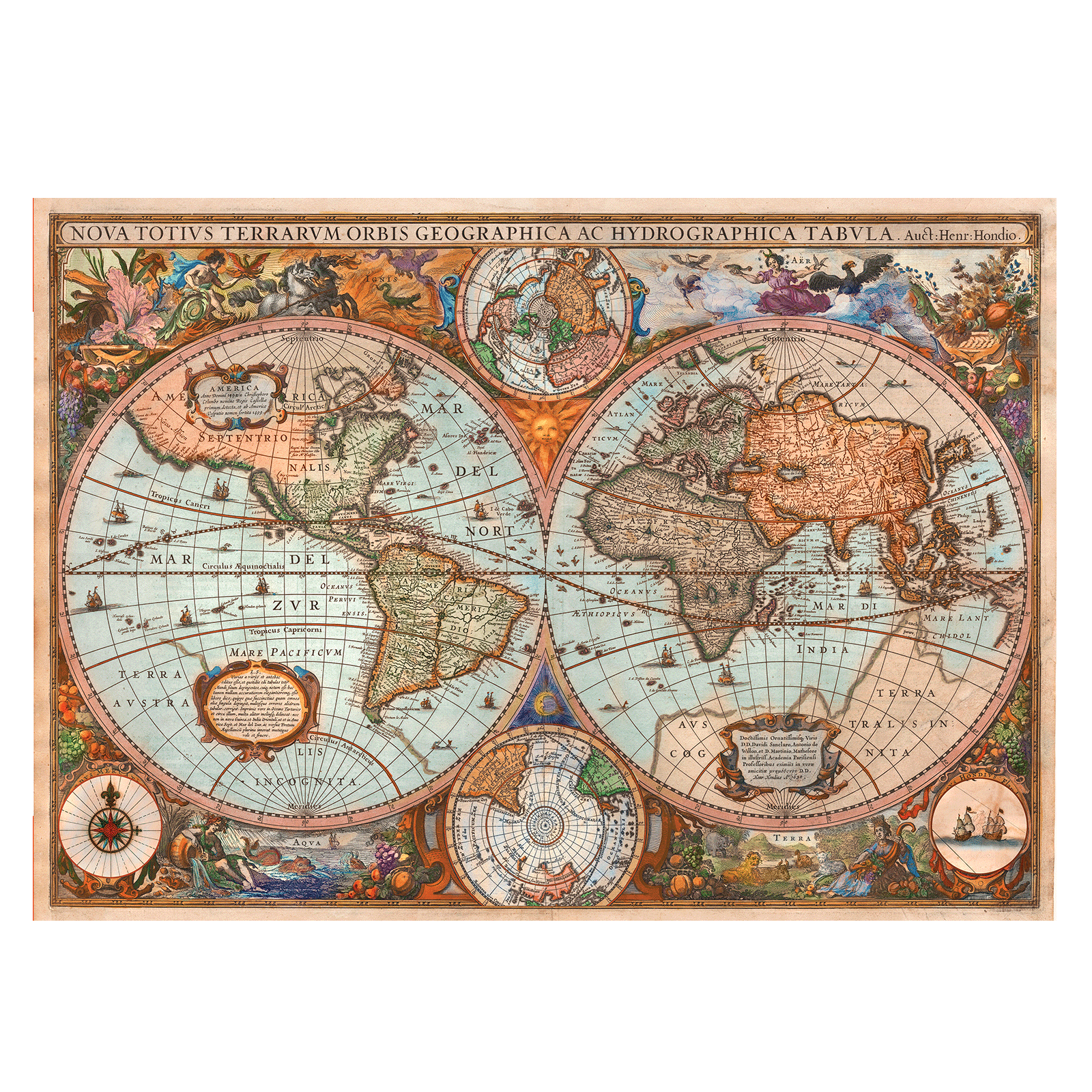Old World Map 1500Pcs - RGS7276 > 12 x Ctn