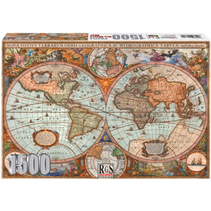 Old World Map 1500Pcs - RGS7276 > 12 x Ctn