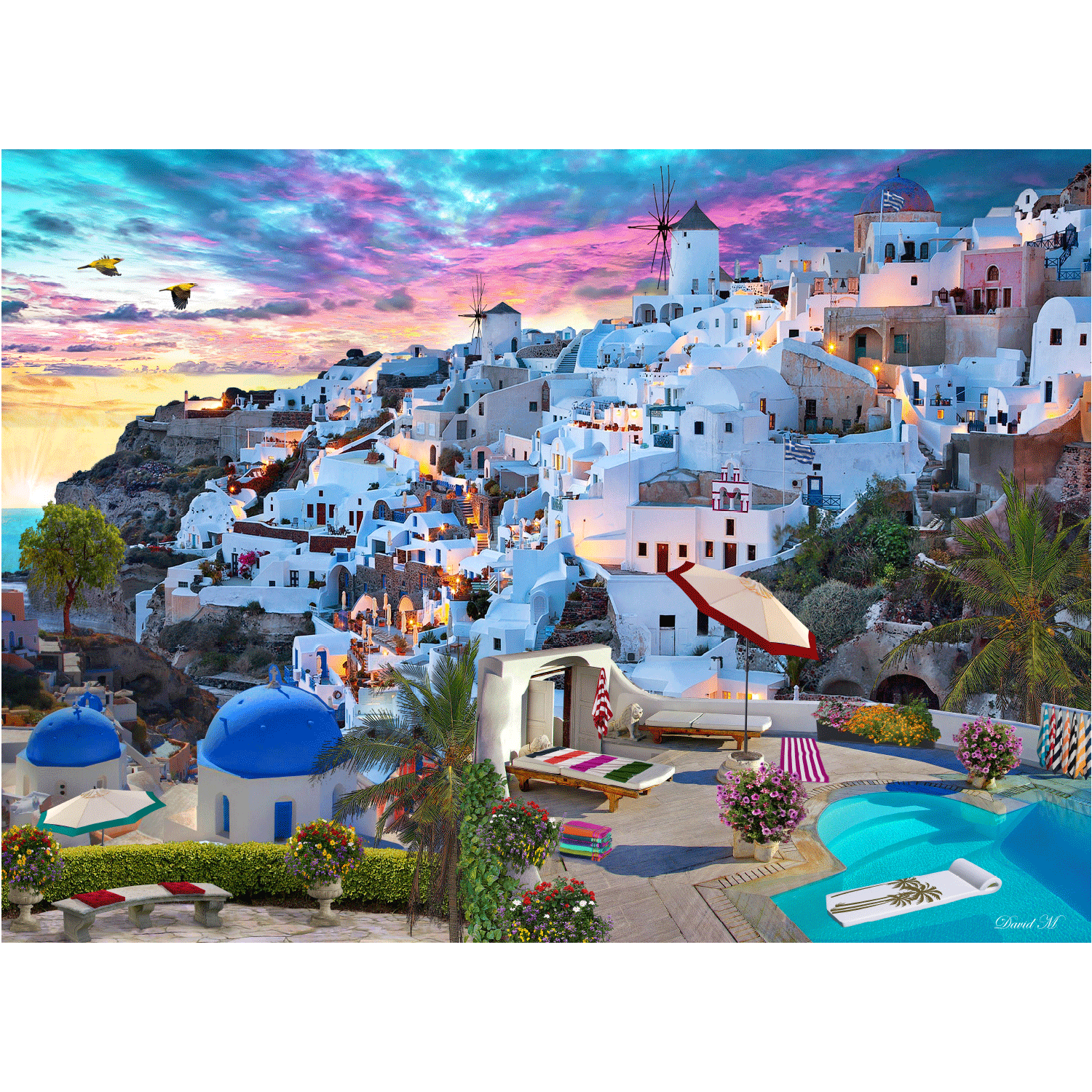 Greek Vista 1500 Pcs Jigsaw Puzzle - RGS7291 > 12 x Ctn