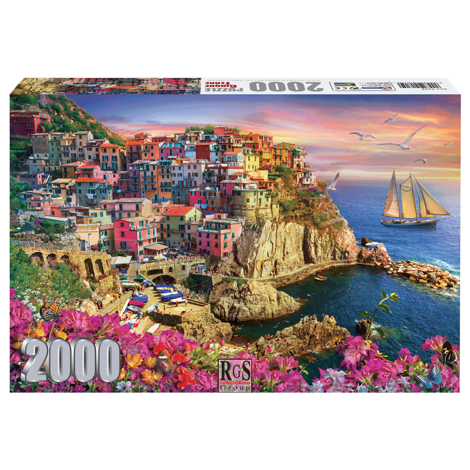 Cinque Terre 2000 Pcs Jigsaw Puzzle- RGS7255 > 12 x Ctn