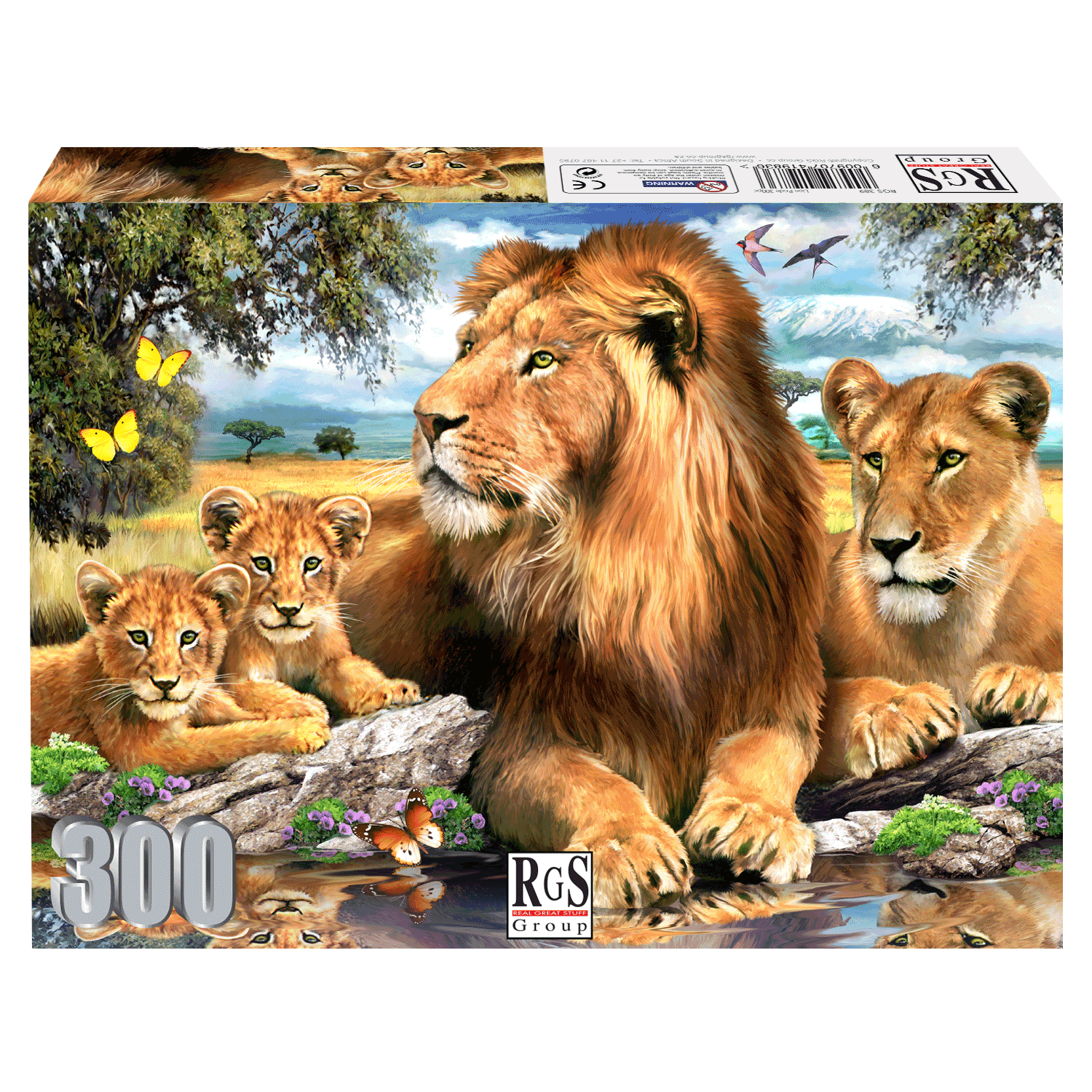 Lion Pride 300 Pcs Jigsaw Puzzle- RGS389 > 12 x Ctn