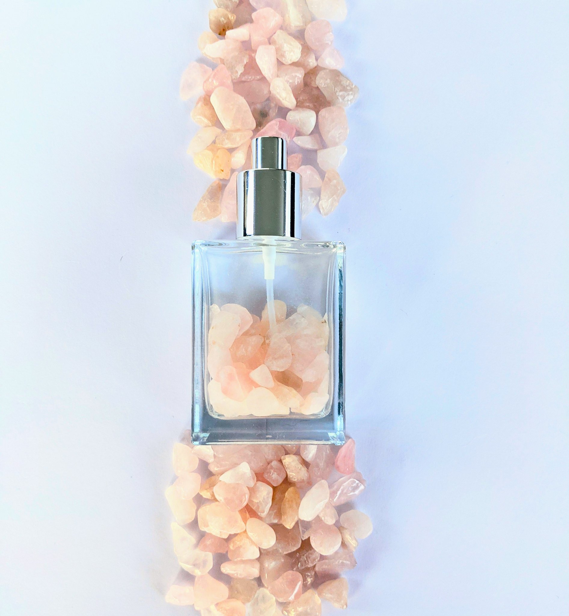 Rose Quartz infused body mist with feminine essence 100ml