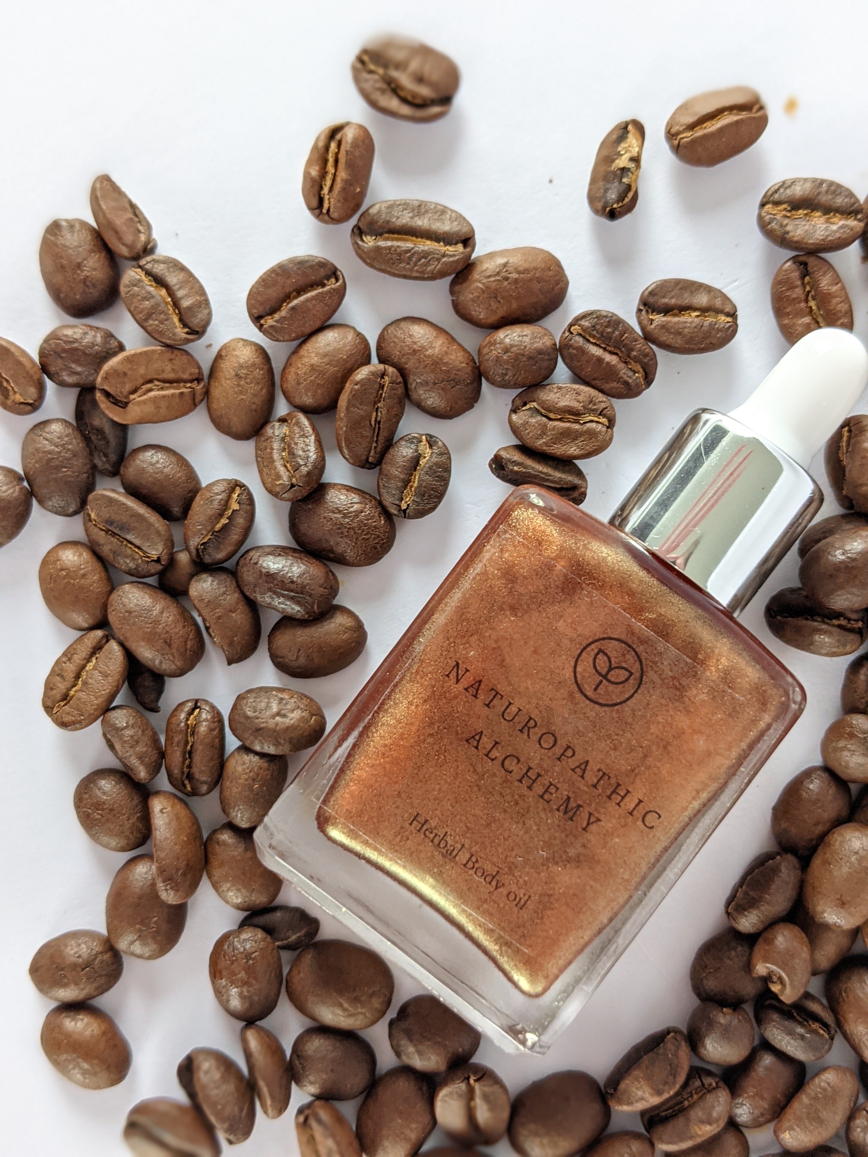 Coffee infused body oil 15ml