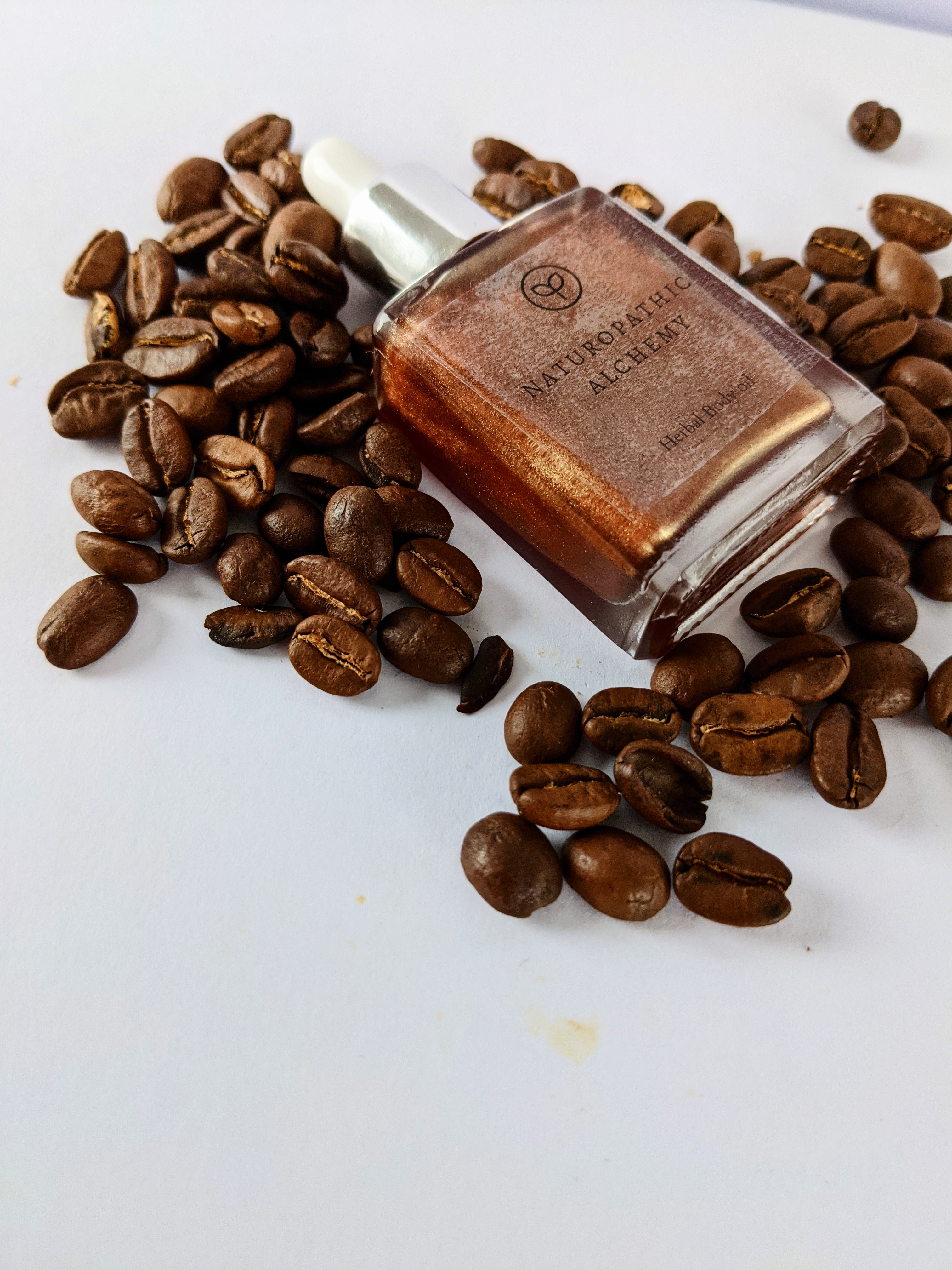 Coffee infused body oil 15ml