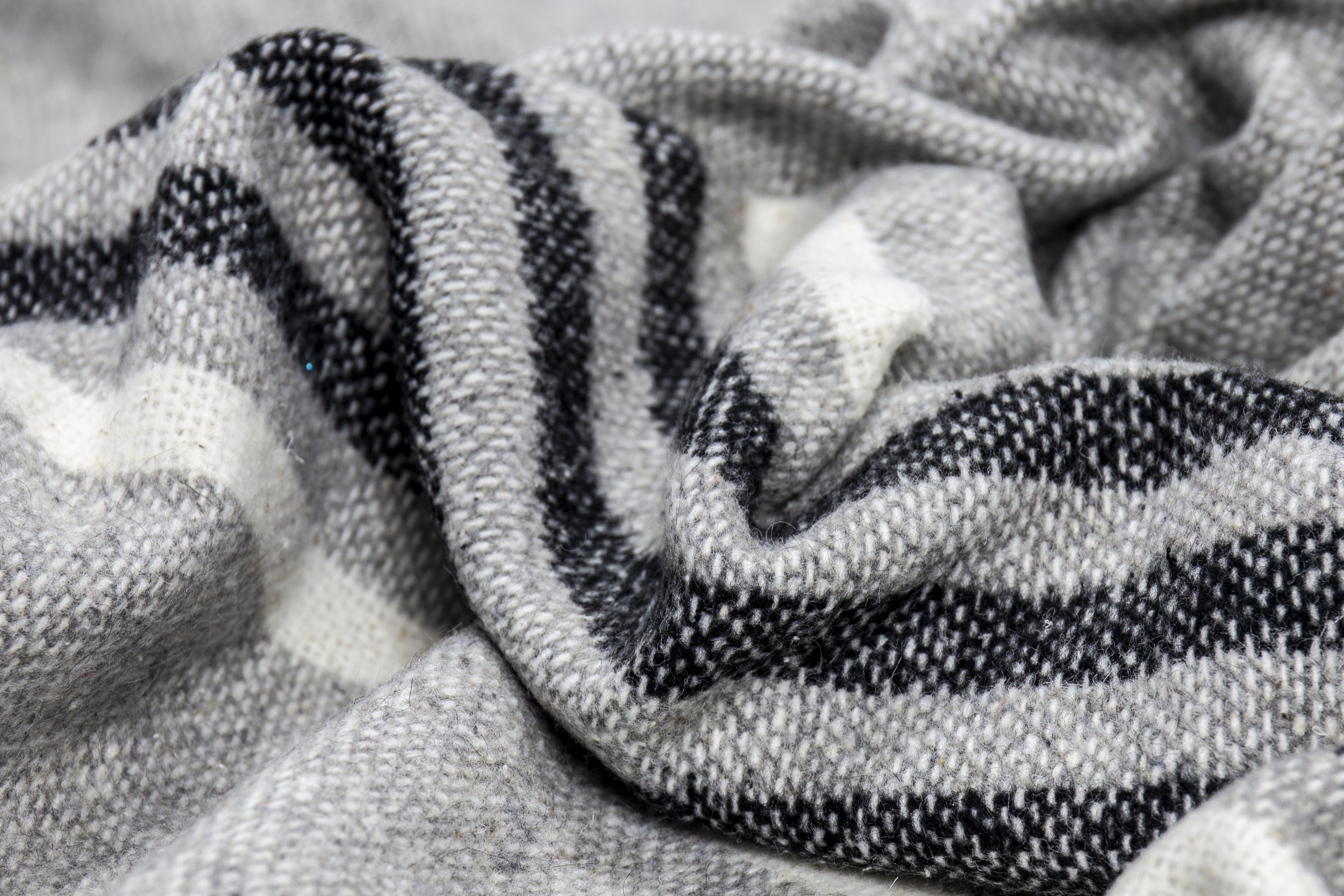Richmond Wool Throw - Grey